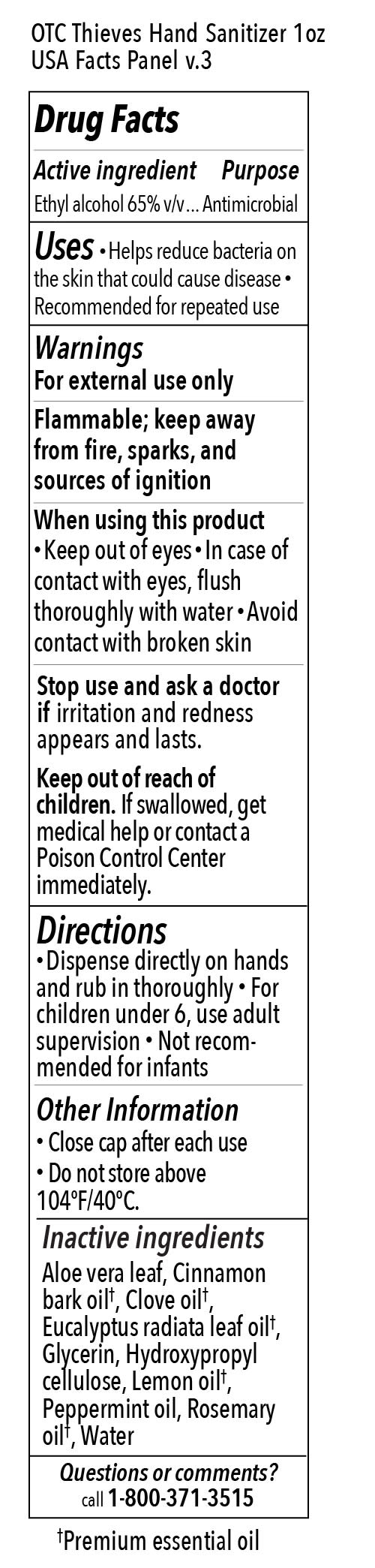 Thieves Waterless Hand Sanitizer