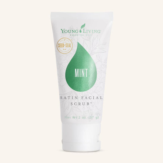 Satin Facial Scrub - Mint